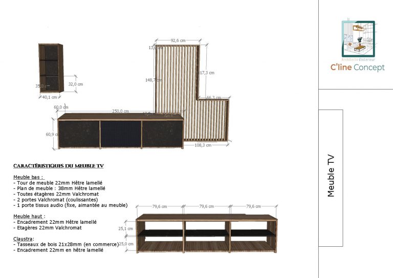 Dimensions meuble TV_2